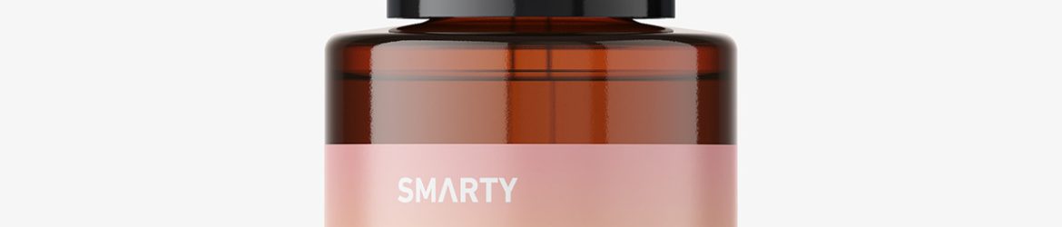 Auto loading dropper bottle mockup / amber Auto loading dropper bottle mockup / amber