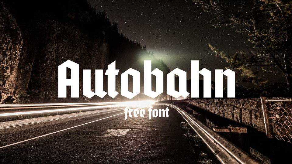 Autobahn Font › Fontesk