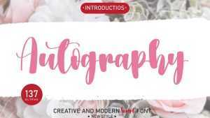 Autography Font › Fontesk
