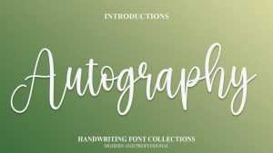 Autography Font › Fontesk