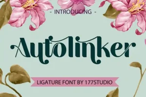 Autolinker – Fancy Ligature Font