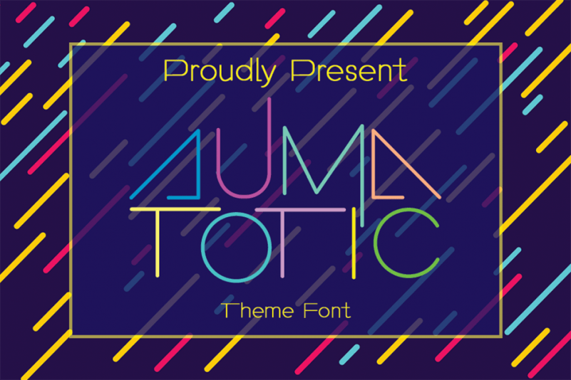 Automatic Display Font