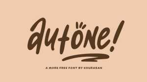 Autone Font › Fontesk