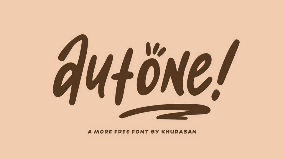 Autone Font › Fontesk
