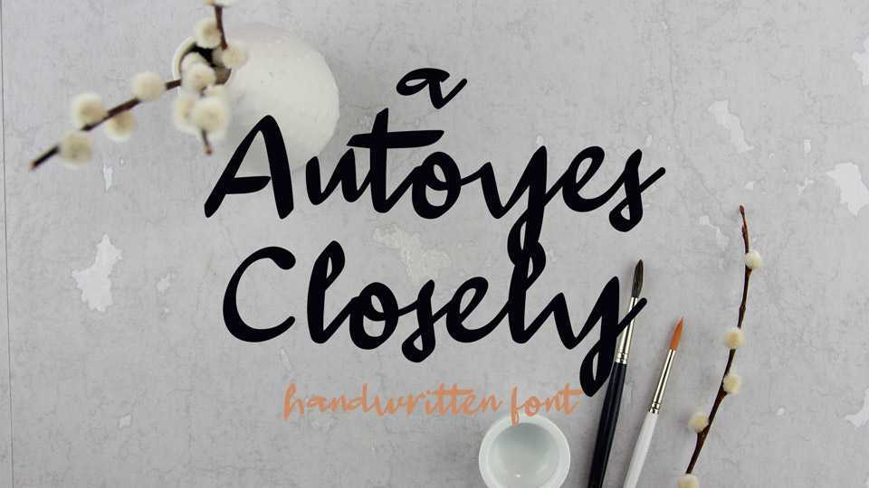 Autoyes Closely Font › Fontesk