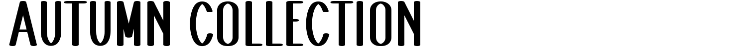 Autumn Collection Font