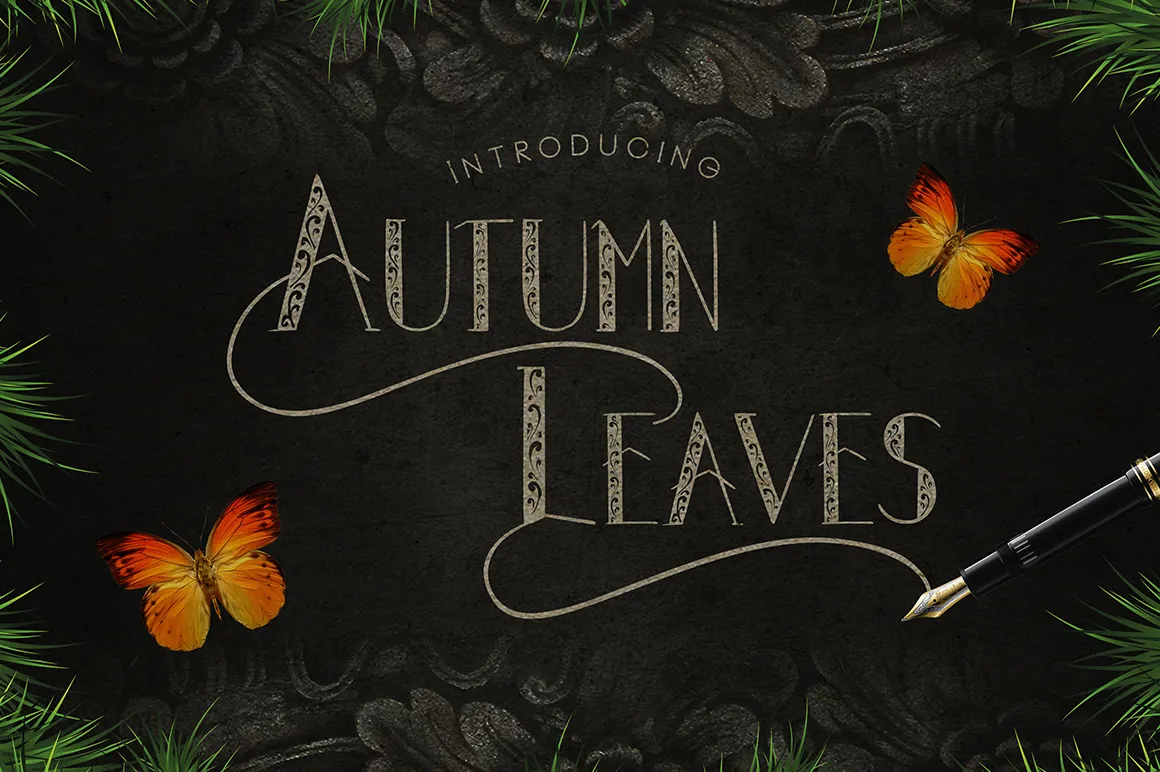 Autumn Leaves Font