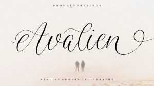 Avalien Script Font › Fontesk