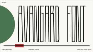 Avangard Font › Fontesk