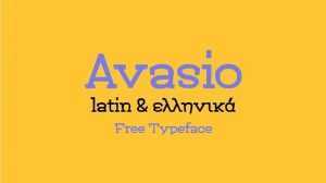 Avasio Font › Fontesk