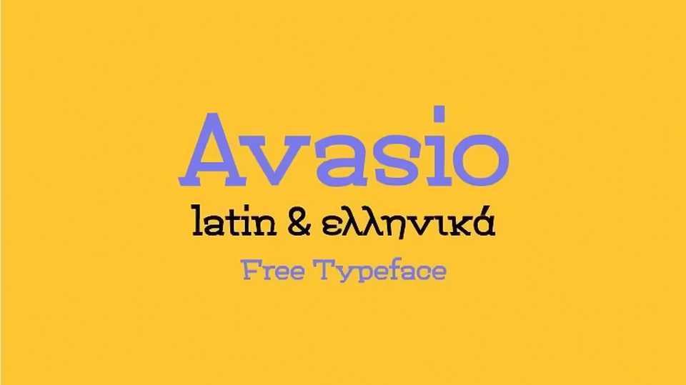 Avasio Font › Fontesk