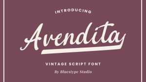 Avendita Font › Fontesk