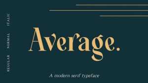 Average Font › Fontesk