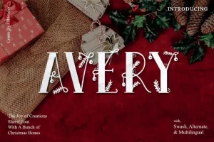 Avery Display Font