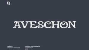 Aveschon Font › Fontesk