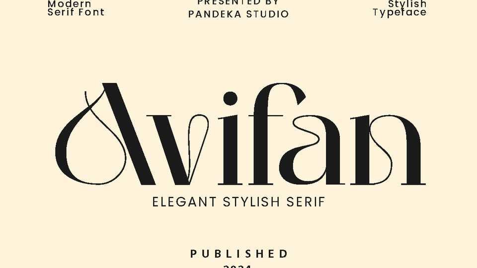 Avifan Font › Fontesk