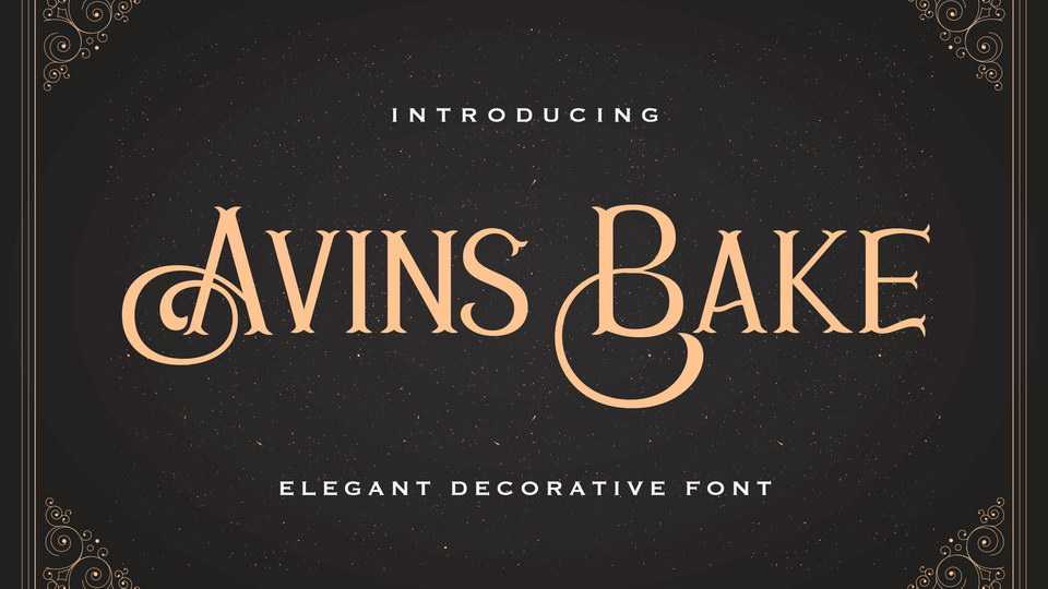 Avins Bake Font › Fontesk