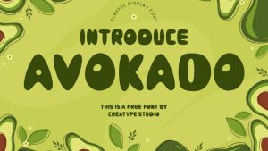 Avokado Font › Fontesk