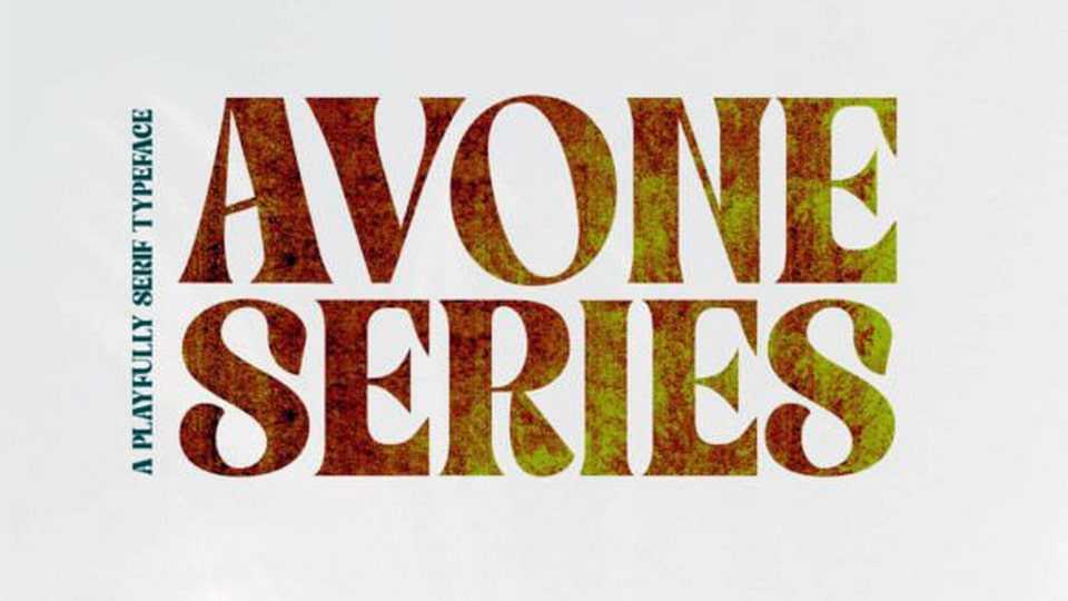 Avone Series Font › Fontesk