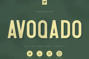 Avoqado - Sans Serif Font
