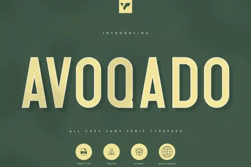 Avoqado - Sans Serif Font
