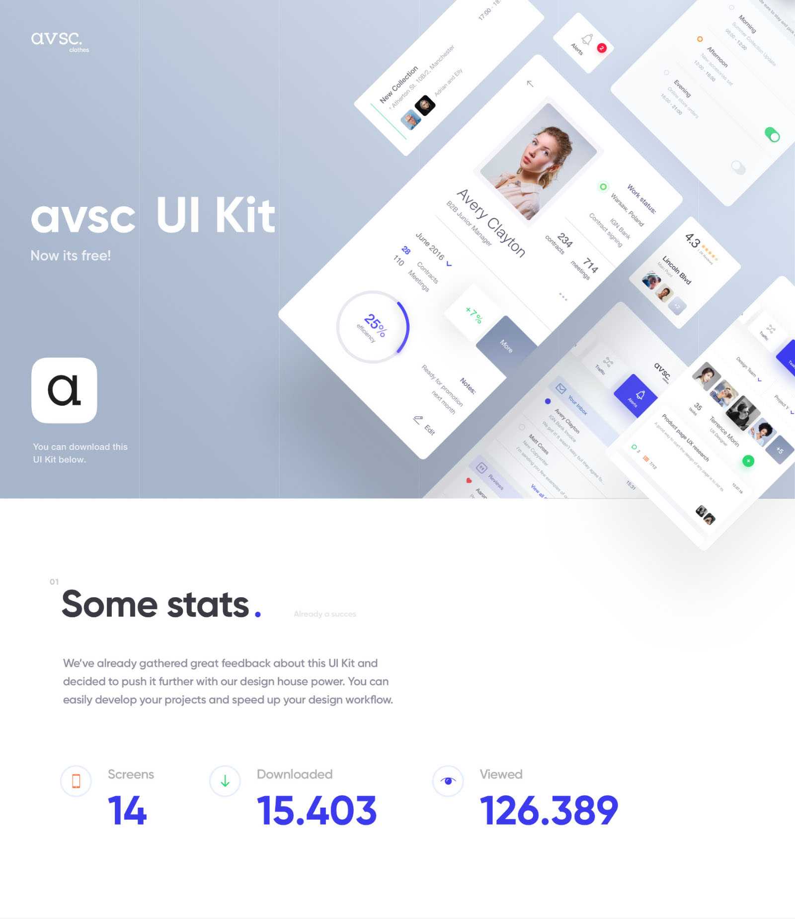 AVSC Free Web Ui Kit