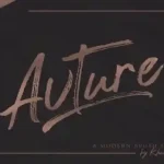 Avture Brush Font