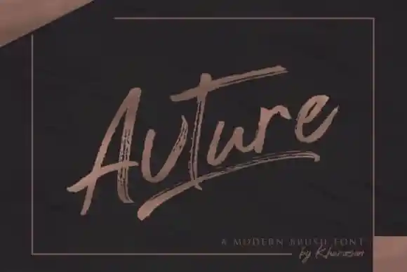 Avture Brush Font