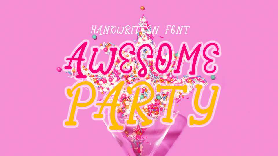 Awesome Party Font › Fontesk