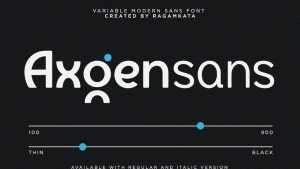 Axgensans Font › Fontesk