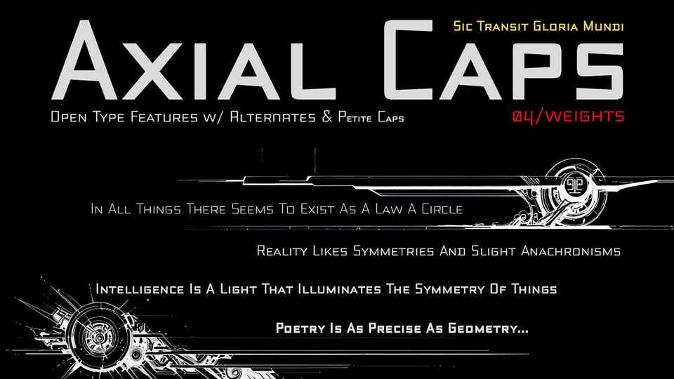 Axial Caps Font › Fontesk