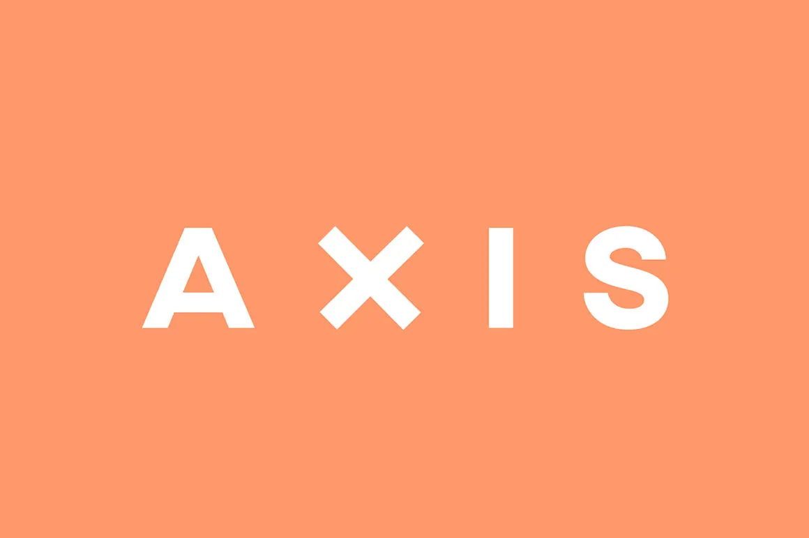 AXIS Typeface