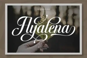 Ayalena Calligraphy Font