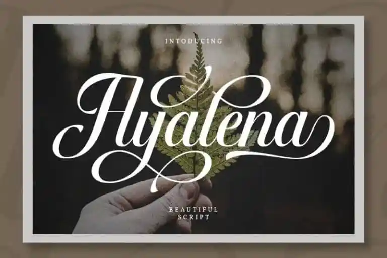 Ayalena Calligraphy Font