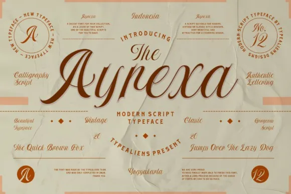 Ayrexa Font