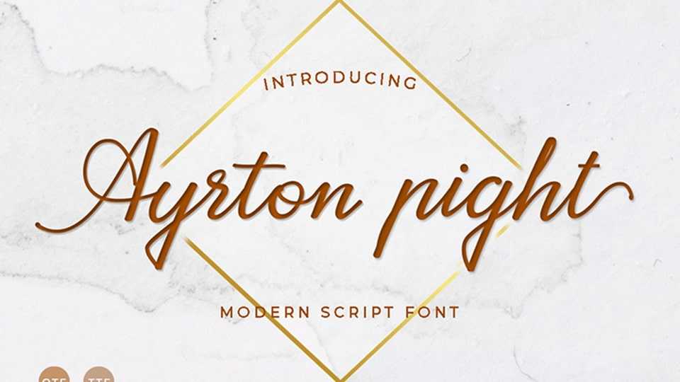 Ayrton Pight Font › Fontesk