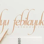 Ayu febilayuku Calligraphy Font