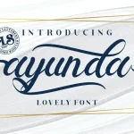 Ayunda Calligraphy Font