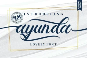 Ayunda Calligraphy Font