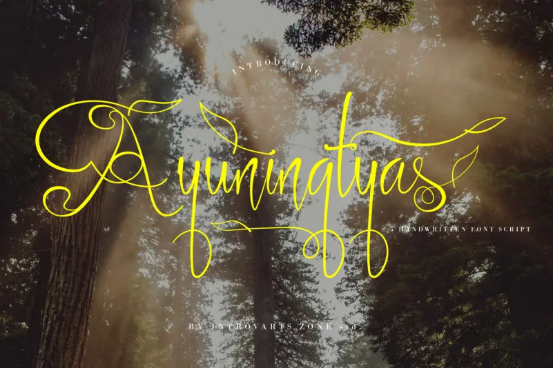 Ayuningtyas Script Font
