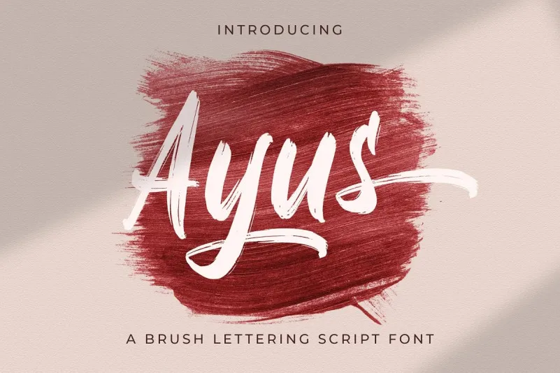 Ayus Brush Font