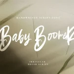 Baby Boomer Bold Script Font
