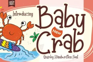 Baby Crab Display Font