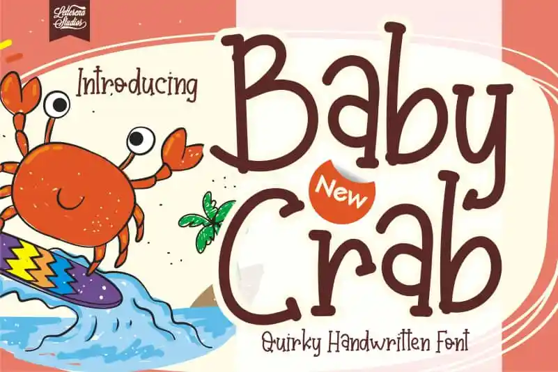 Baby Crab Display Font