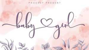 Baby Girl Script Font › Fontesk