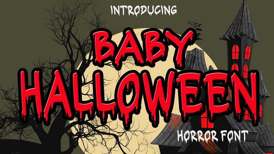 Baby Halloween Font › Fontesk