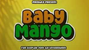 Baby Mango Font › Fontesk