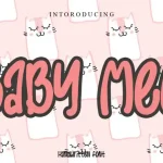 Baby Meo Display Font
