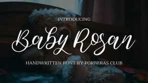 Baby Rosan Font › Fontesk