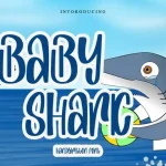 Baby Shark Display Font - Fonte Grátis Baby Shark Display Font